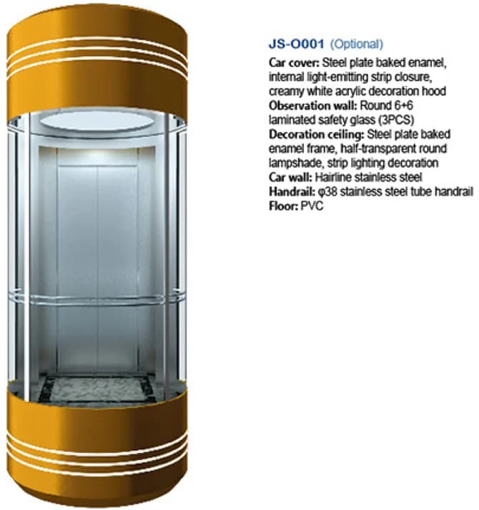 Observation elevator JS-O001