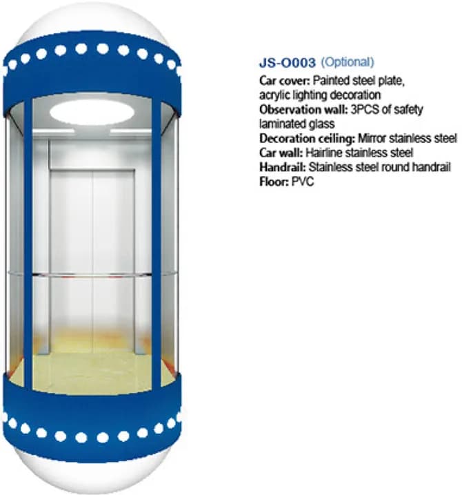 Observation elevator JS-O003