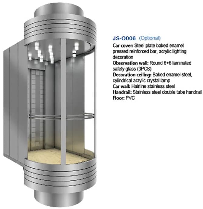 Observation elevator JS-O006