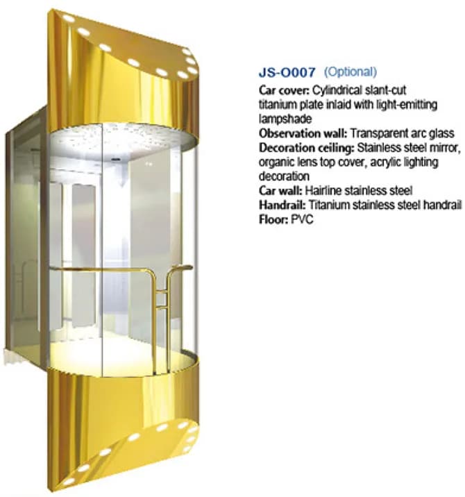 Observation elevator JS-O007