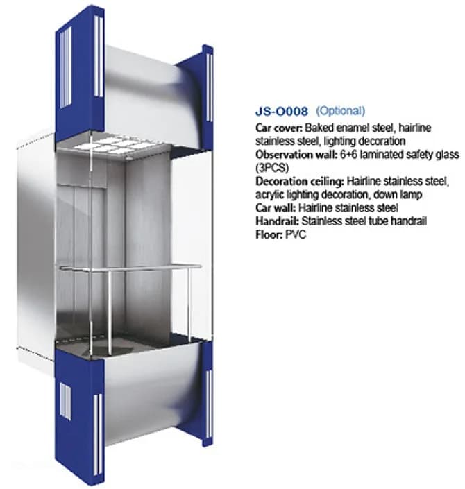 Observation elevator JS-O008