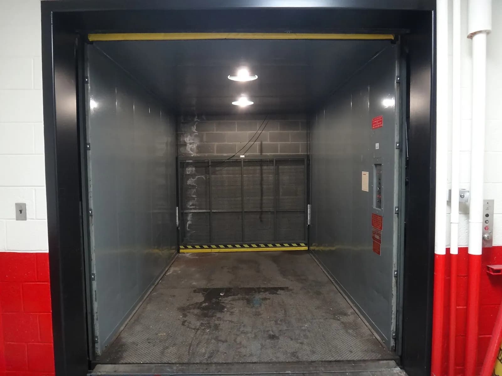 Freight elevator by Johnson